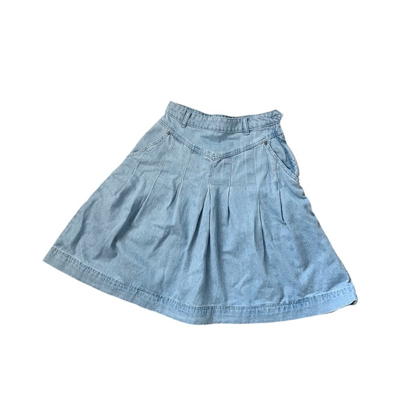 Free People NWOT Denim Vest and Skirt Two Piece - Picture 4 of 9